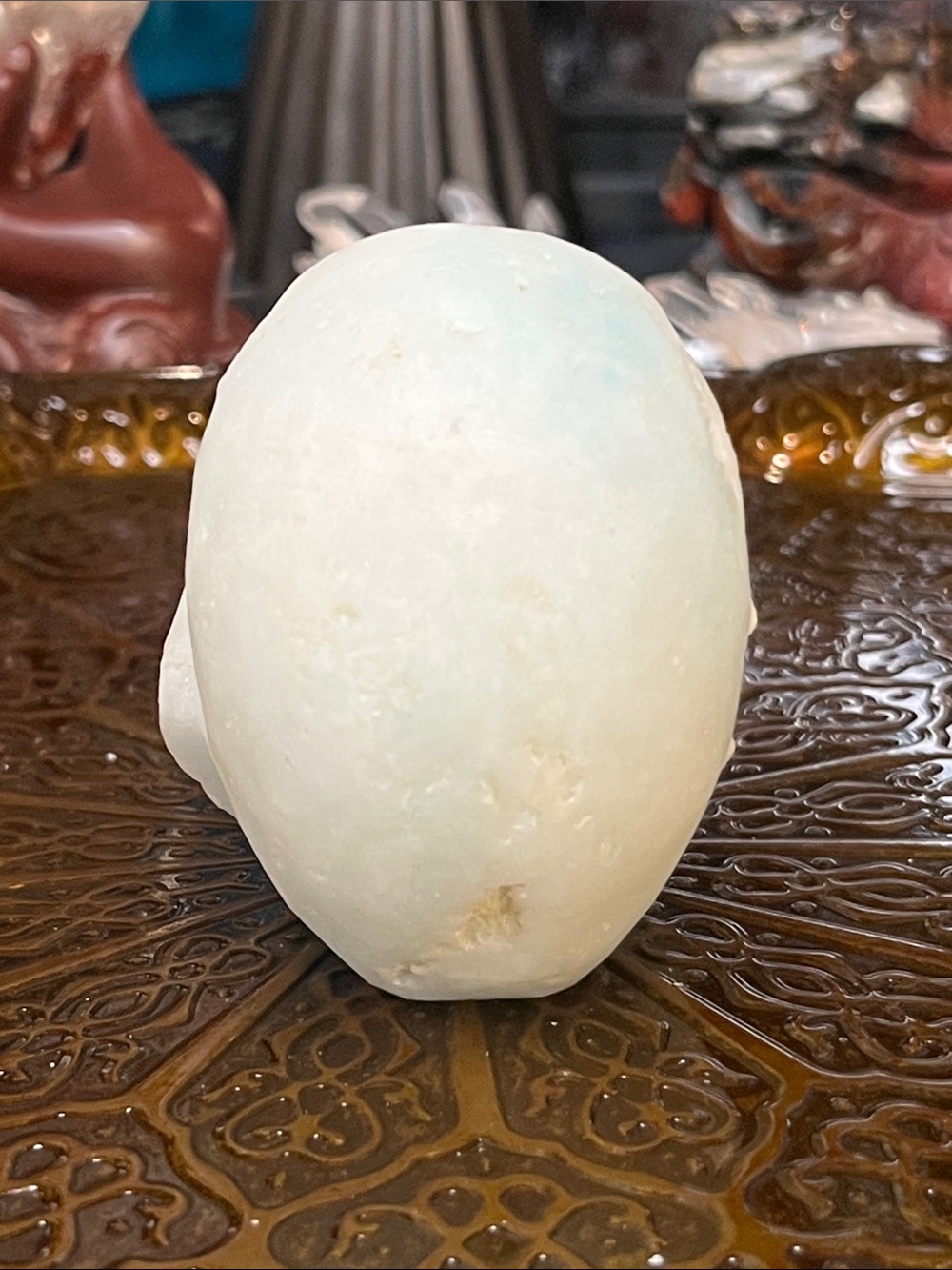Aragonite skull - Picture 4 of 7